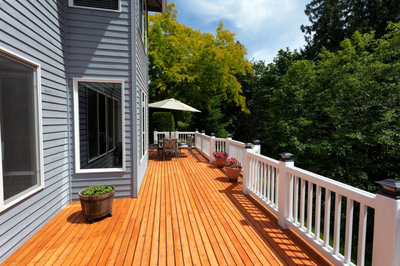 Finished Wooden Deck